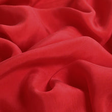 Load image into Gallery viewer, Sandwashed Cupro Satin Deadstock - Ruby Red
