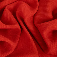 Load image into Gallery viewer, Japanese Sandwashed Cupro Piqué - Red

