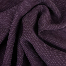 Load image into Gallery viewer, Japanese Sandwashed Cupro Piqué - Aubergine
