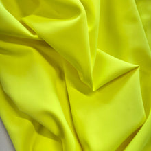 Load image into Gallery viewer, Nylon Spandex Swimwear Fabric - Neon Yellow (Last Chance)
