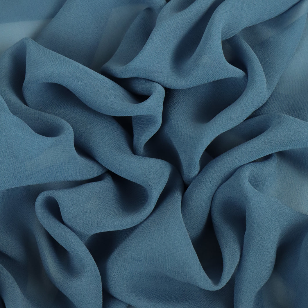 Silk Georgette Deadstock - Sky Blue