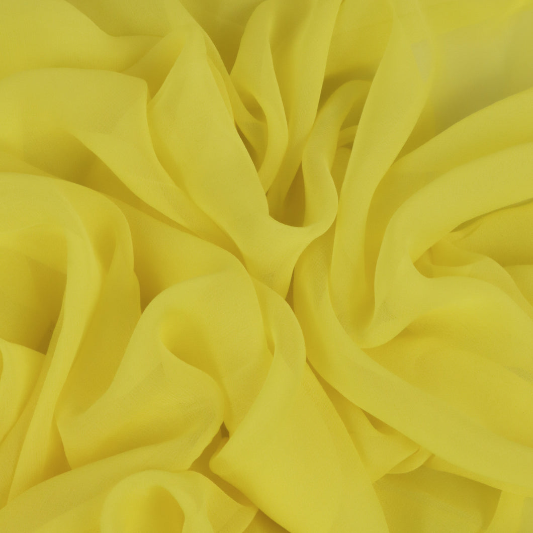 Silk Georgette Deadstock - Yellow