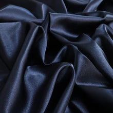 Load image into Gallery viewer, Lightweight Polyester Satin - Dark Navy
