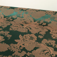 Load image into Gallery viewer, Sonata Two Tone Jacquard Satin – Emerald Green
