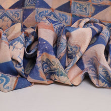 Load image into Gallery viewer, Spanish River Cotton Linen Print Deadstock - Cornflower Blue

