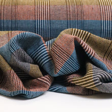Load image into Gallery viewer, Striped Cotton Check - Orange
