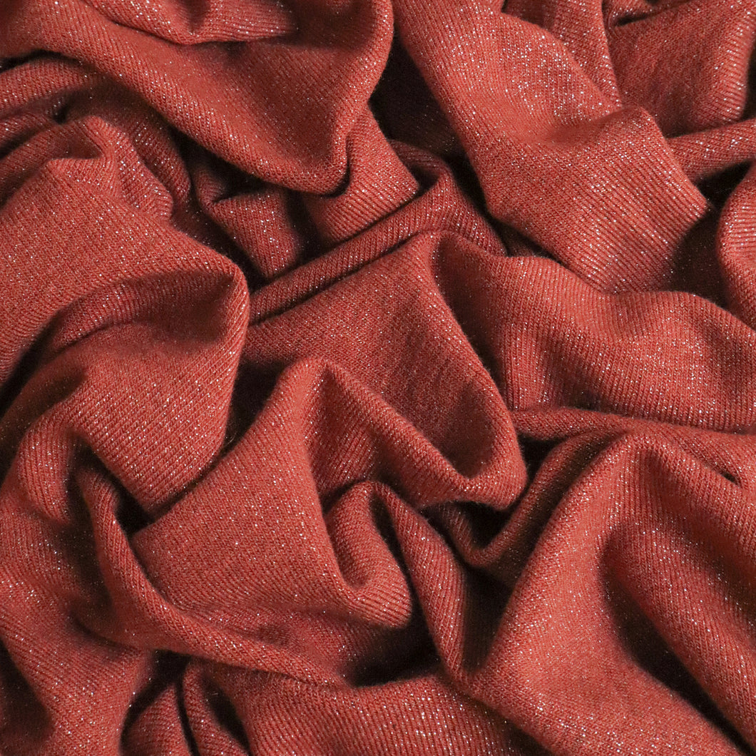 Sundance Shimmer Stretch Deadstock - Terracotta