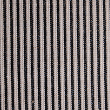 Load image into Gallery viewer, Super Heavy Linen Cotton Lurex Ticking - Black Stripe
