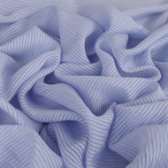 Cotton Nylon Self Stripe Voile - Tucker Sky