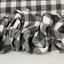 Load image into Gallery viewer, Viscose Woven Check Designer End - Lila Black and White
