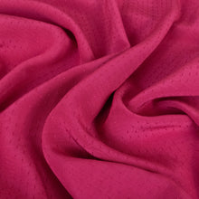 Load image into Gallery viewer, Viscose Dobby Satin Designer End - Raspberry
