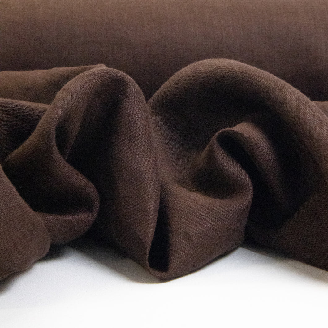 Washed Linen - Chocolate