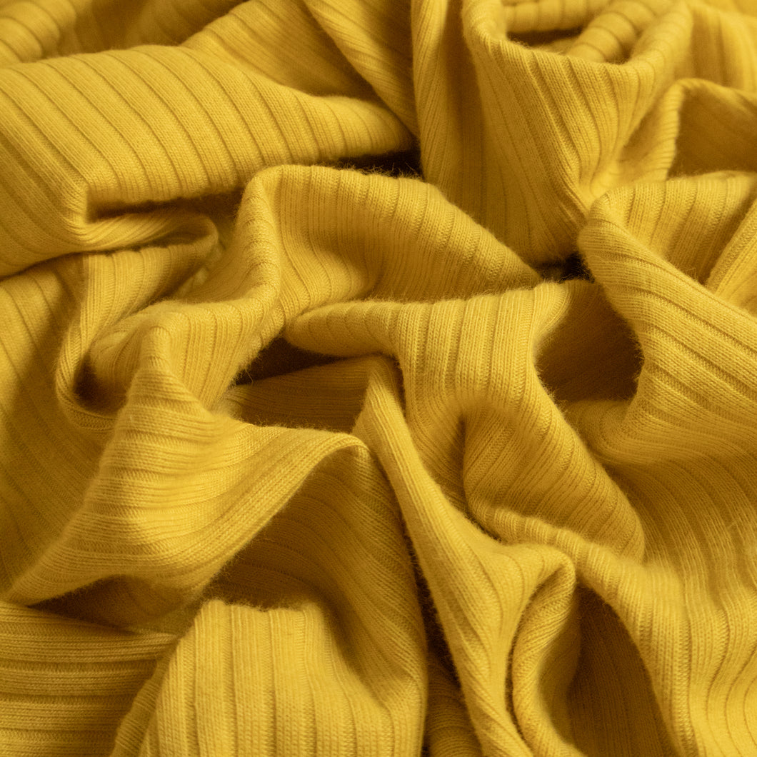 Wide Rib Knit - Canary