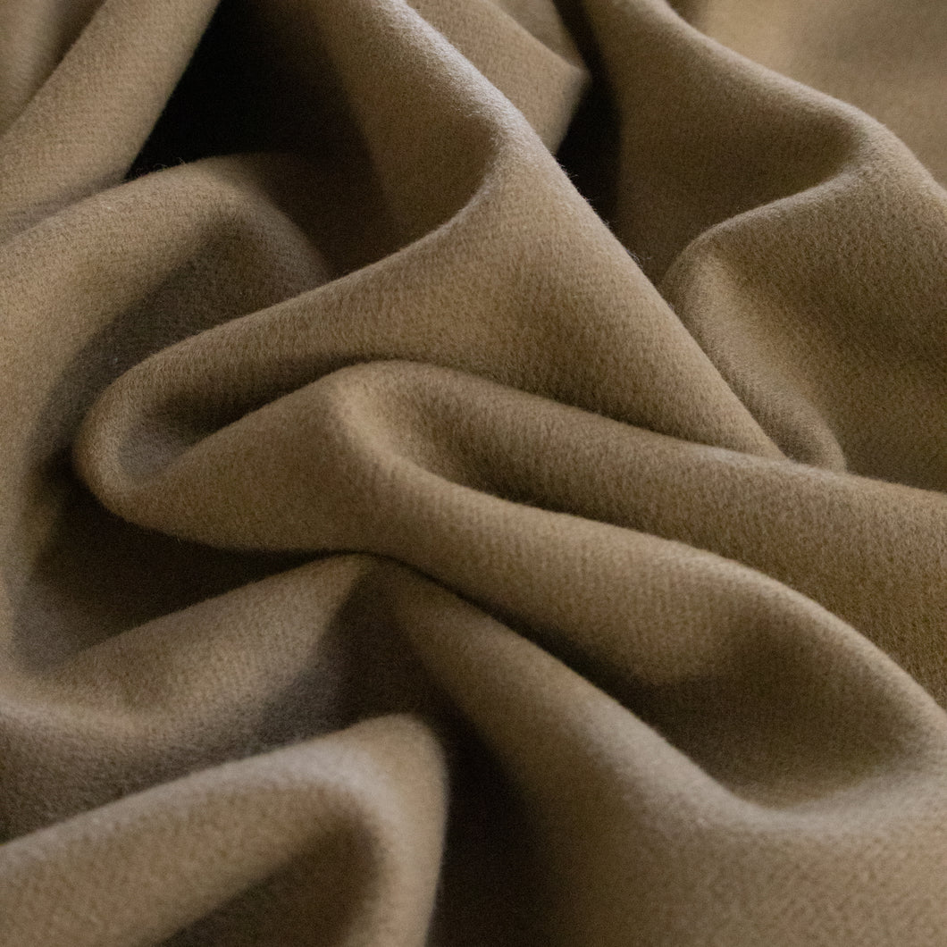 Wool Coating Deadstock - Taupe Taylor