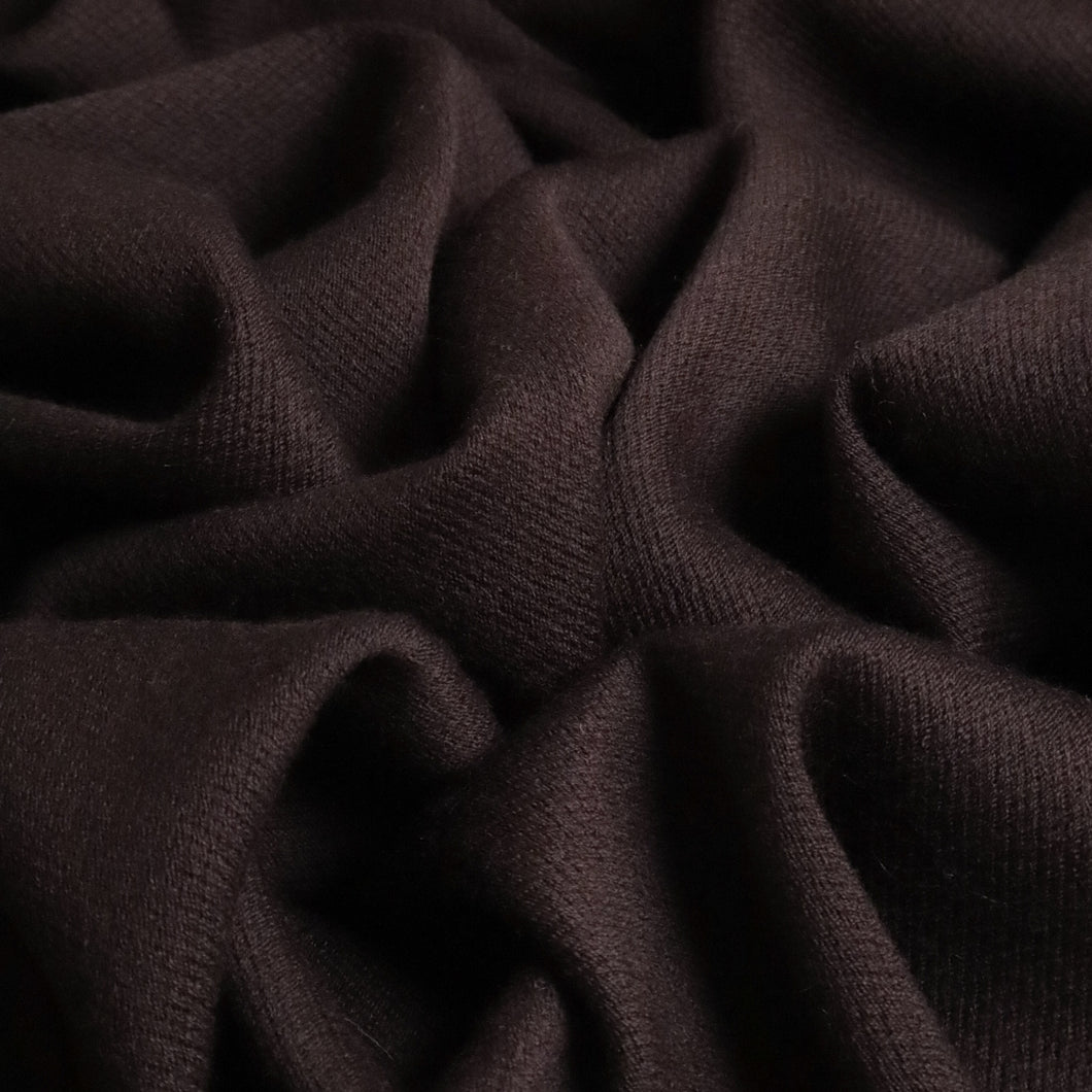 Wool Crepe Suiting Deadstock - Espresso