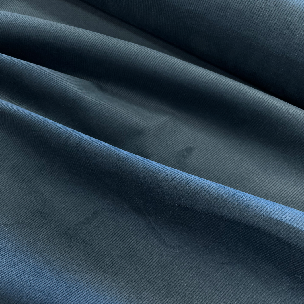 14 Wale Stretch Cotton Corduroy - Petrol