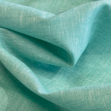 Load image into Gallery viewer, Lightweight Linen Cotton Crossweave - Mint
