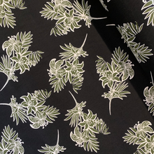 Load image into Gallery viewer, Botanic Cotton Poplin Print Deadstock - Black
