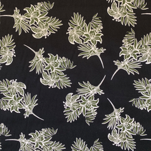 Load image into Gallery viewer, Botanic Cotton Poplin Print Deadstock - Black
