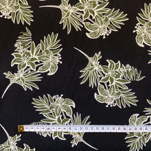 Load image into Gallery viewer, Botanic Cotton Poplin Print Deadstock - Black
