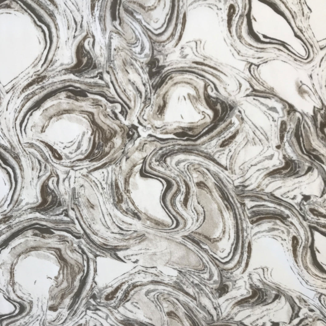New Dawn Viscose Print - Oyster