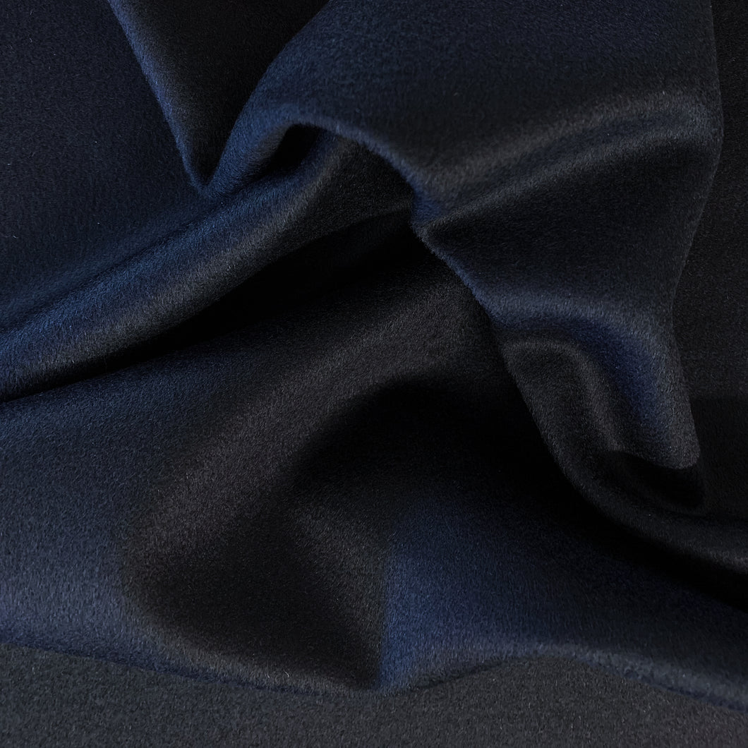 Pure Wool Coating - Navy
