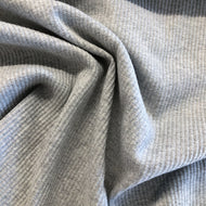 Corded Rib - Silver Marle