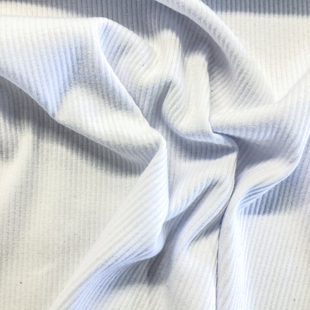 Corded Rib - White