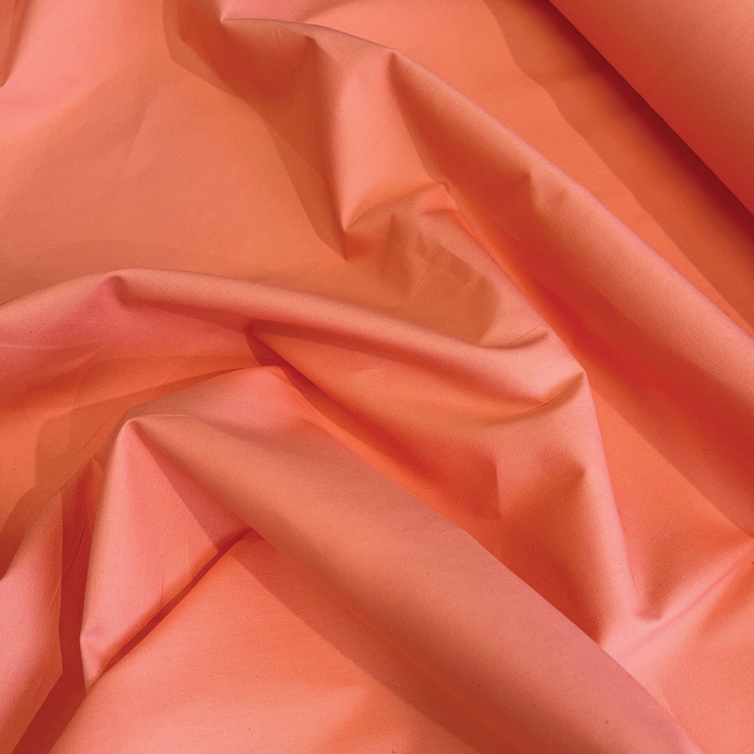 Cotton Poplin - Peach