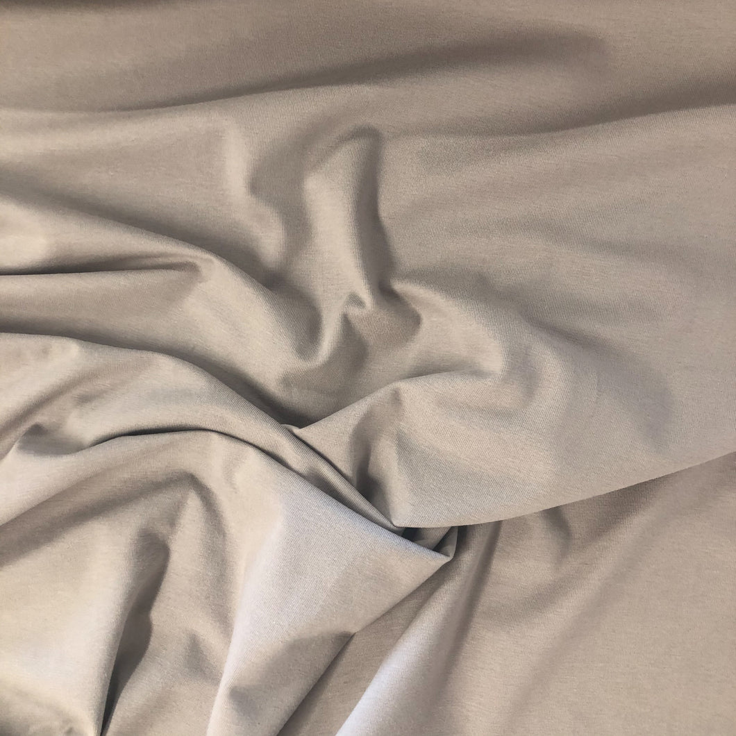 Cotton Spandex T-Shirting - Silver