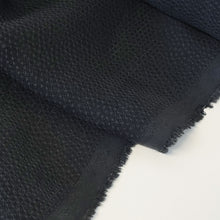 Load image into Gallery viewer, Sandwashed Cupro Piqué - Black
