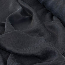 Load image into Gallery viewer, Sandwashed Cupro Crepe Back Crinkle Satin - Ink
