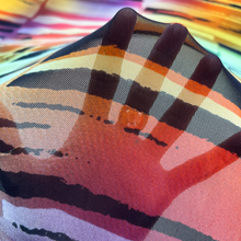 Load image into Gallery viewer, Digital Printed Mesh - Lizard Purple
