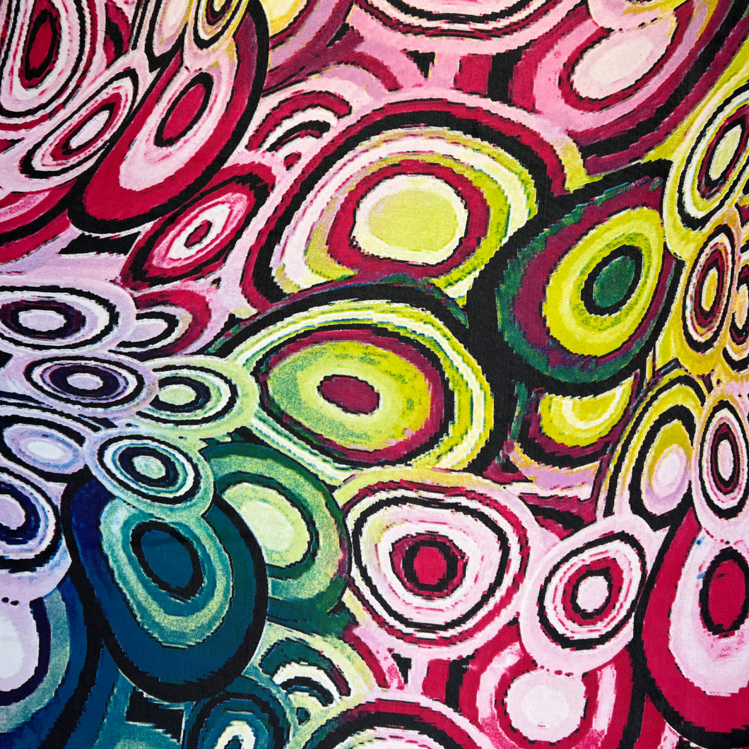 Digital Printed Mesh - Shannon Pink
