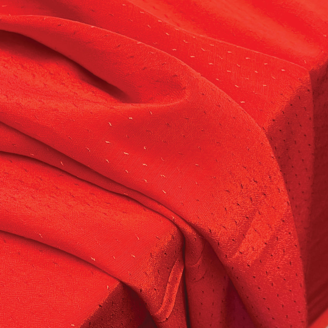 Dobby Viscose Satin - Strawberry