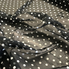 Load image into Gallery viewer, Polka Dot Organza - Black/White
