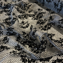 Load image into Gallery viewer, Fiorire Crinkle Chiffon - Black &amp; White
