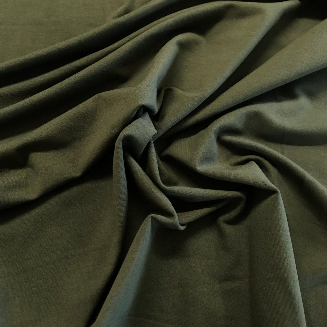 Loop Back Sweatshirt Jersey - Khaki