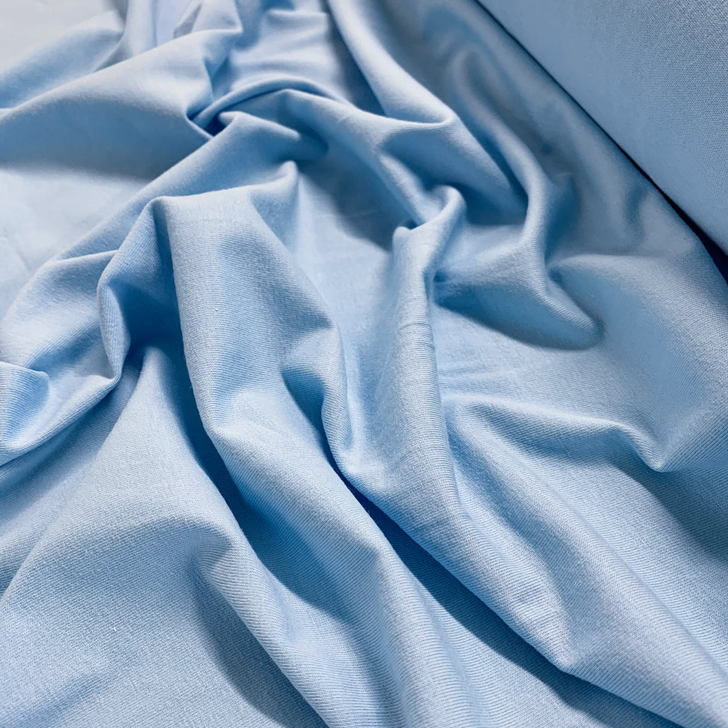 Cotton Spandex T-Shirting - Blue