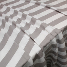 Load image into Gallery viewer, Cotton Spandex Stripe - Silver/White
