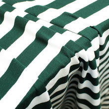 Load image into Gallery viewer, Cotton Spandex Stripe - Bottle/White
