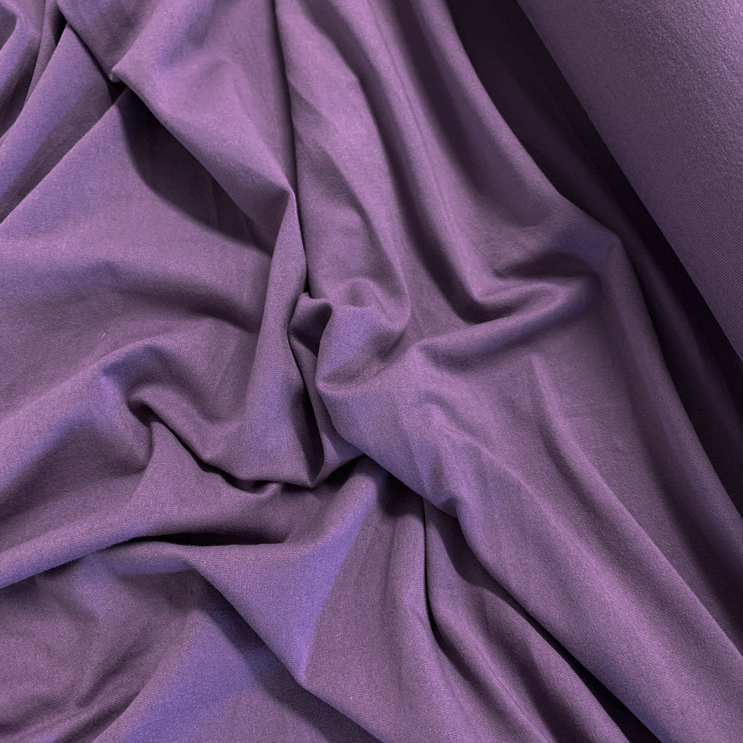 Cotton Spandex T-Shirting - Mauve