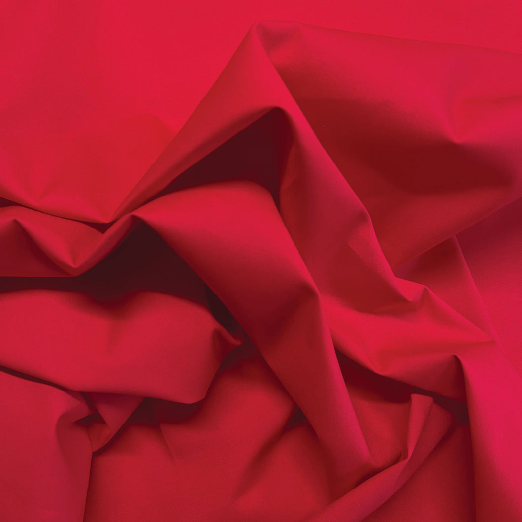 Cotton Poplin - Red