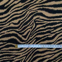 Load image into Gallery viewer, Animal Print Lightweight Twill Deadstock - Tan
