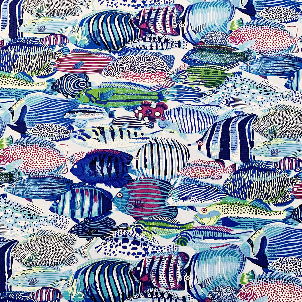 Printed Canvas - Blue Fish