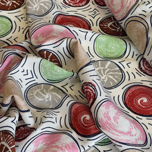 Load image into Gallery viewer, Castle Rock Rayon Challis Print - Cream
