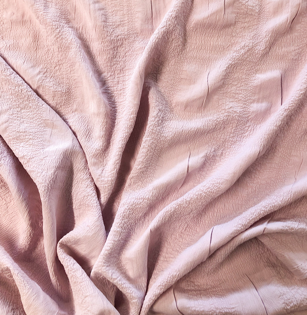 Smocked Crepe Deadstock - Dusky