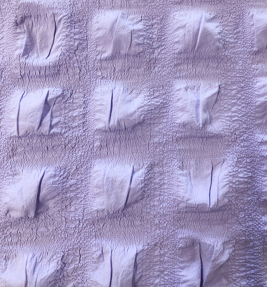 Smocked Crepe Deadstock - Lilac