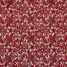 Load image into Gallery viewer, Embroidered Lace - Ruby
