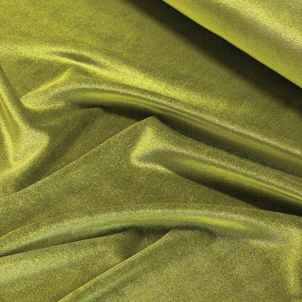 Stretch Velvet Jersey - Chartreuse